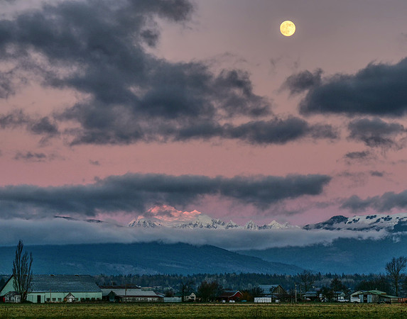 Skagit Moonrise