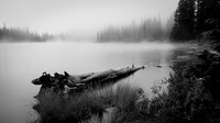 Foggy Morning Reflection Lake - Ron Edman