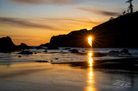 Second Beach Sunset - Bud Betz