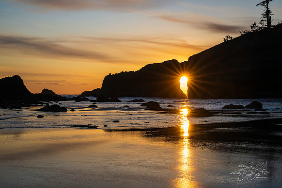 Second Beach Sunset - Bud Betz