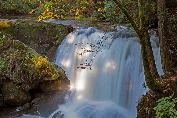 5-02~Waterfalls~Whatcom Falls in Autumn~Margaretha Maryk