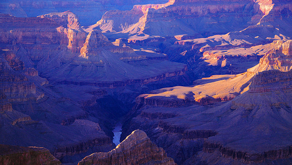 Grnd Canyon Hopi Pt Purple Shadows - Suzy Clemenz