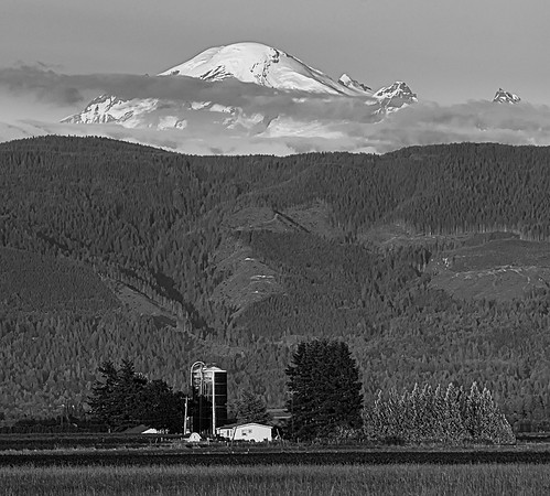 4-15~Monochrome~Mt Baker Silo~Vance Deason