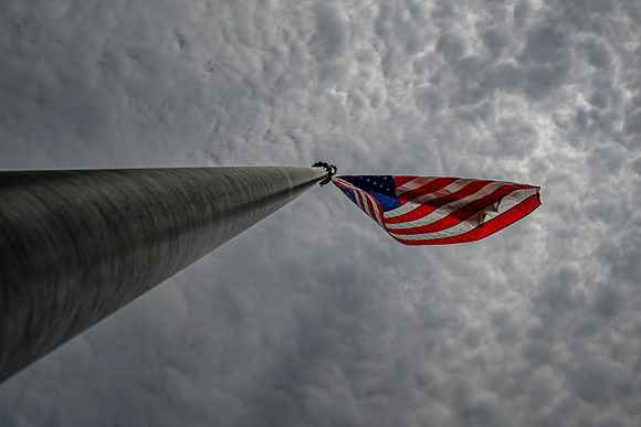First Place: Flag in the Clouds - Ron Edman